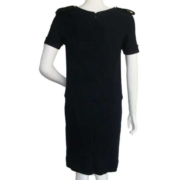 KARL LAGERFELD Dress, S, Navy, Career, Pockets, Back Zipper, Short sleeves - Picture 7 of 15